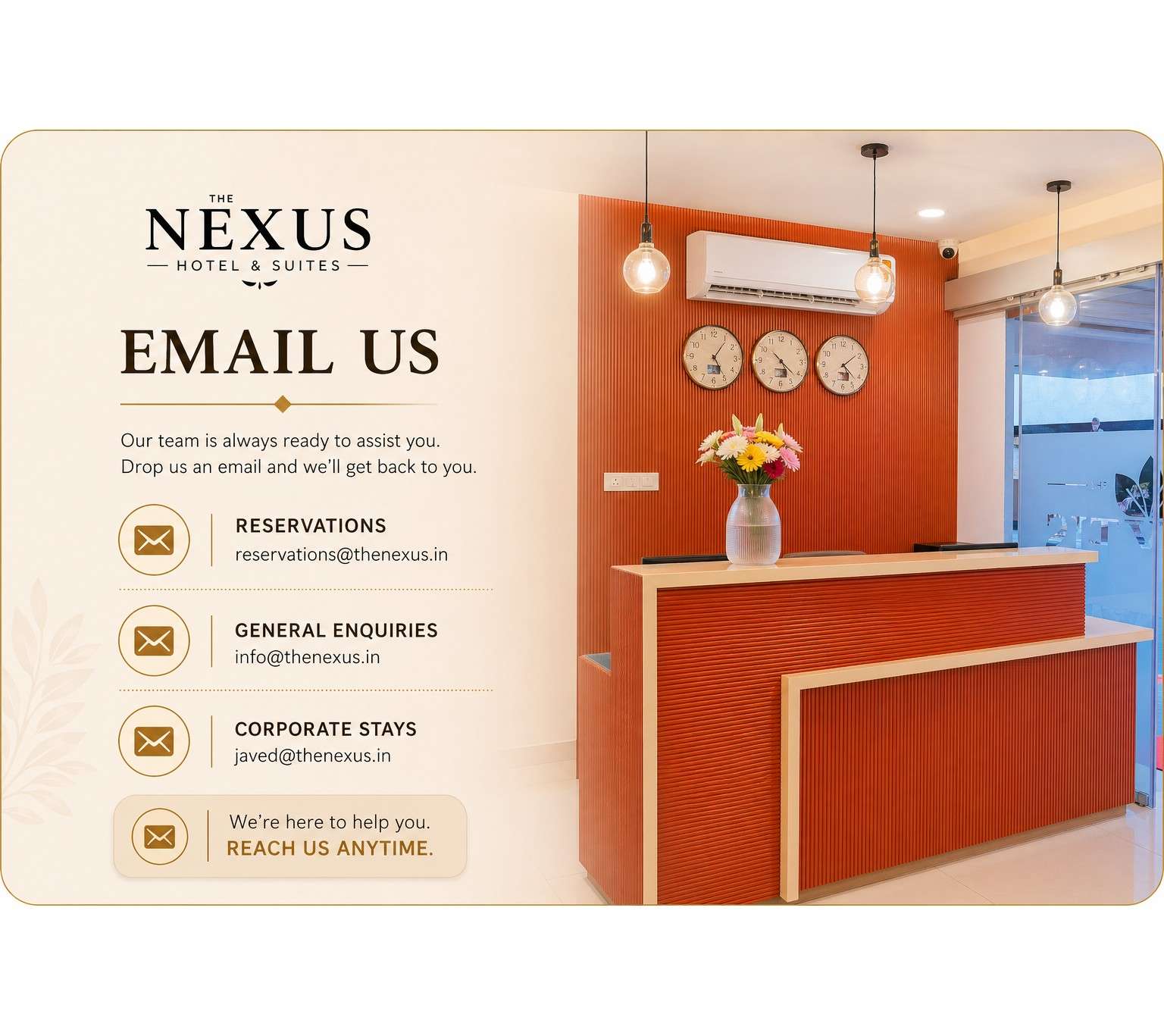 contact us